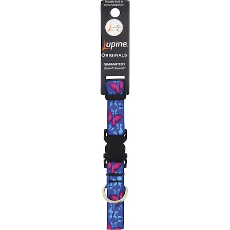 Lupine 3/4'' Woven Pattern Social Butterfly 9 to 14'' Adjustable Collar 54001