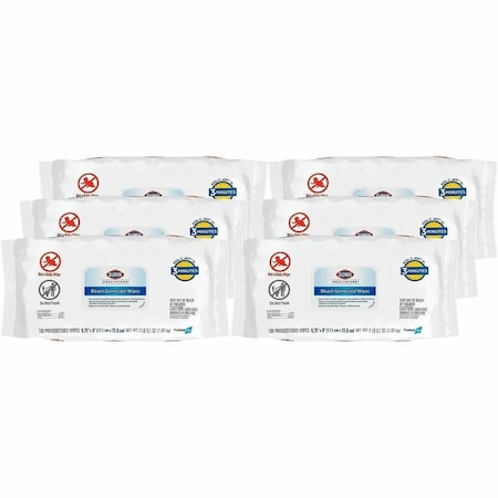 Clorox Disinfecting Wipes, 100 ct, Soft Pack, PK6 32621