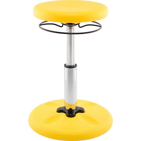 Kore Design Kids Adjustable Standard Wobble Chair 14-19in., Yellow KOR3103