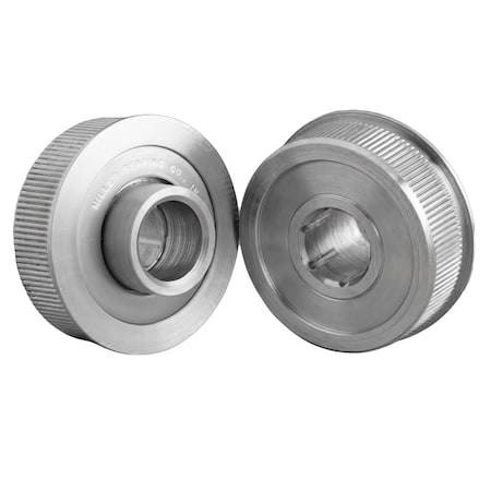Miller Bearing Conveyor Bearing, Flanged Semi-Precision, 316 Stainless Steel, 0.4375 in Bore Dia., Hex Bore FR-2280-7HDS SS-G