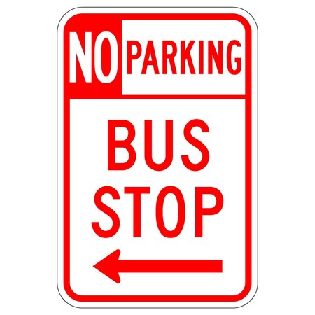 Sign Solutions Usa Parking Sign, 12 in W, Aluminum Sign, White DUS10HWT1218R7-107L