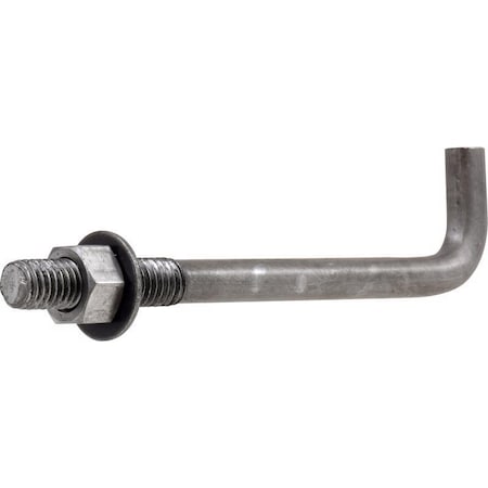 Hillman 1/2 in. D X 6 in. L Steel Round Head Anchor Bolts, 25PK 260323