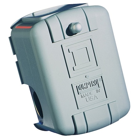 Square D Pumptrol Pressure Switch, 1-Phase, 115/230 V, 2-Pole, 220 psi Working, NEMA 1 Enclosure FSG2J20M4BP