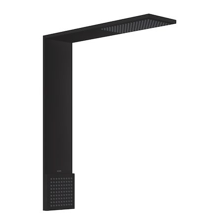 Axor ShowerComposition 1-Jet Showerhead 110/220 and Shoulder Shower, 2.5 GPM in Matte Black 12593671