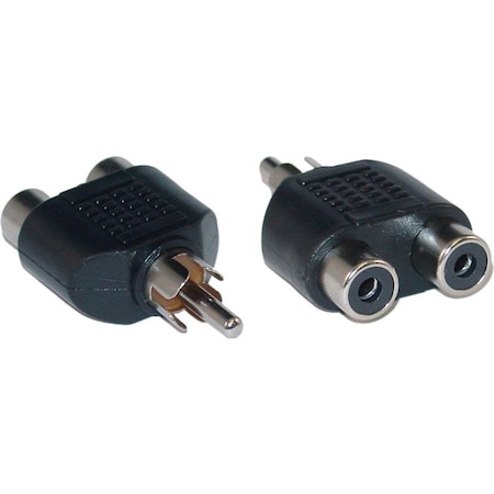 Cable Wholesale RCA Splitter / Adapter, RCA Male to Dual RCA Female 30R1-03300