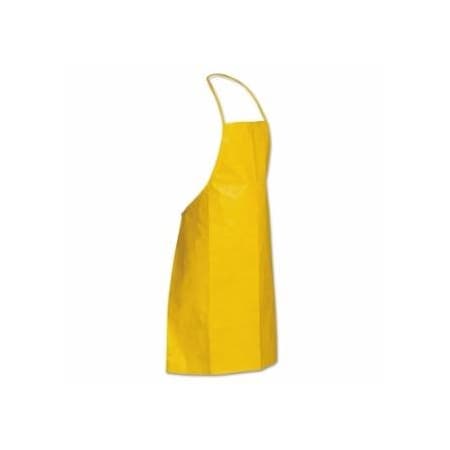 Dupont Tychem QC Apron, 28 in X 36 in, Yellow, 100PK 251-QC273BYL00010000