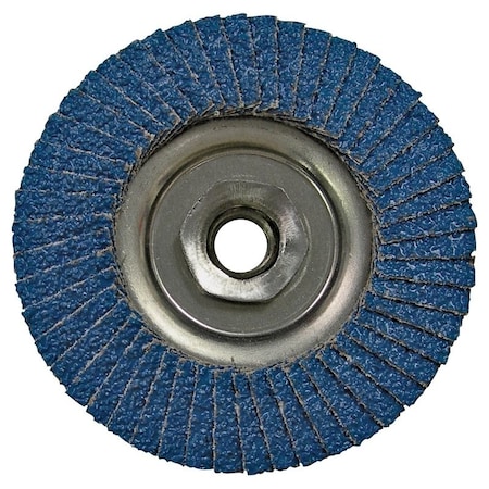Vortec Pro Flap Disc, 4-1/2 in Dia, 5/8-11 Arbor, Non-Woven, 36 Grit, Coarse, Zirconia Aluminum Abrasive 30827