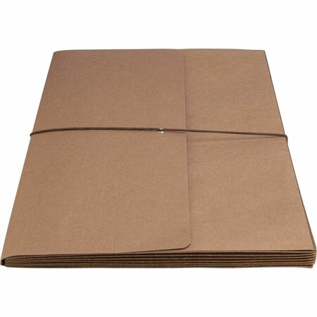 Business Source Legal Recycled File Wallet, Brown, 10PK BSN26576BX