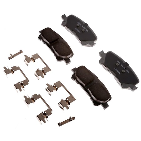 Acdelco PAD KIT RR DISC BRK, Disc Brake Pad Set,  14D1806CHF1