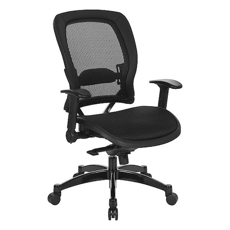 Office Star Products Office Chair, Adjustable Arms, Black, Mesh 2787R