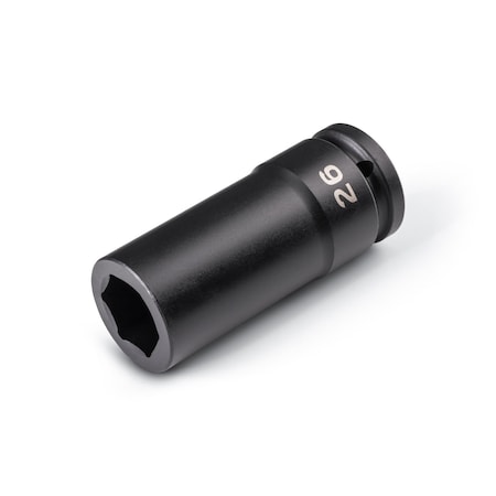 Tekton 3/4 Inch Drive x 26 mm Deep 6-Point Impact Socket SID33126