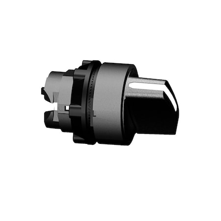 Schneider Electric ShortHandleSelectorSwitch, Blk, 3Pos, 22mm ZB5AD3TQ