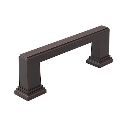 Richelieu Mirabel Collection 3 3/4-in 96 mm Brushed Oil-Rubbed Bronze Transitional Rectangular Cabinet Pull BP79596BORB