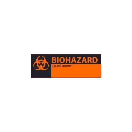 Nmc Paper Biohazard Write-On Label WOL5