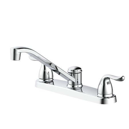 Boston Harbor Kitchen Faucet, 1.8 gpm, 3 -Faucet Hole, Metal/Plastic, Chrome, Deck Mounting TOBI22090002CP