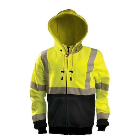 Occunomix Safety Sweatshirt, Polyester, Unisex, 2XL LUX-RYSWHZ-BY2X