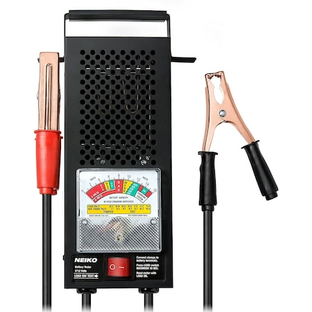Neiko Car Battery Tester | 100 AMP 6 and 12 Volt Automotive Load Checker | CCA Analyzer 40510A
