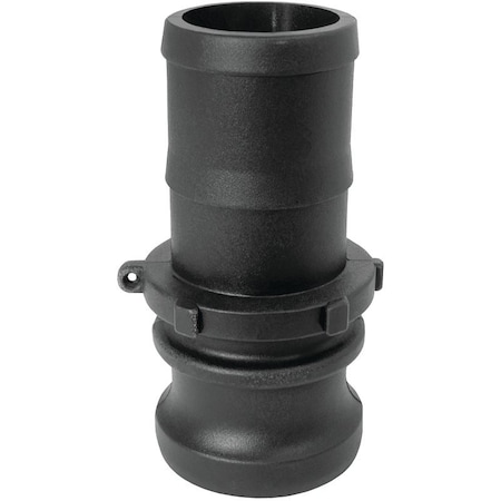 Green Leaf Cam Lever Coupling, 1-1/2 in, Male x Hose Barb, Glass Filled Polypropylene 150E/GLP150E