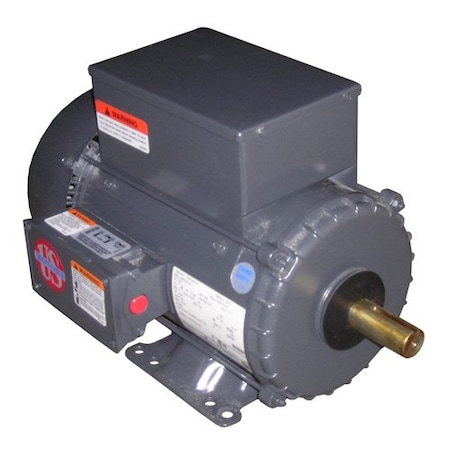 U.S. Motors General Purpose Farm Duty Motor, Capacitor-Start, 1 HP, 115/230V AC, 1,725 Nameplate RPM, 143T Frame FD1CM2P14