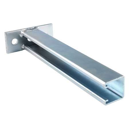 Zoro Select Strut Channel Fitting, Silver, 2"W, 2 Holes V717EG