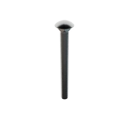 Zoro Select Carriage Bolt, Square Neck, 3/4"-10, 8 in L, Stainless Steel, 18-8, Not Applicable, 5 PK 31-CB-75C-800