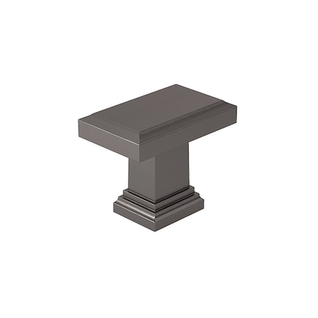 Richelieu Hardware Mirabel Collection 1 1/2-in 38 mm x 15/16-in 24 mm Antique Nickel Transitional Cabinet Knob BP79538143