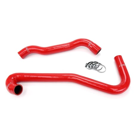 Hps Performance High Temp Reinforced Silicone Radiator Coolant Hose Kit, Red,  57-1453-RED
