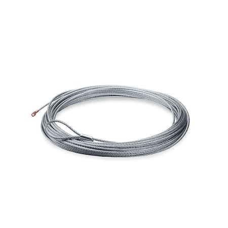 Warn 9000 Lb Capacity 150 Foot Galvanized Aircraft Wire Rope with Terminal 38311