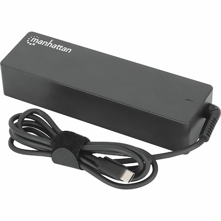Manhattan - Strategic AC TO TYPEC POWER ADAPTER, UNIVERSAL VOLTAGE COMPATIBLE WITH MOST NOTEBOOKS, IDE 180900