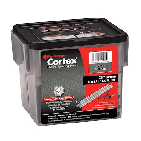 Fastenmaster Cortex No. 10 each X 2-1/2 in. L Torx Ttap Button Head Collated Deck Screws 224 pk CTXCL-TX1LFENTP