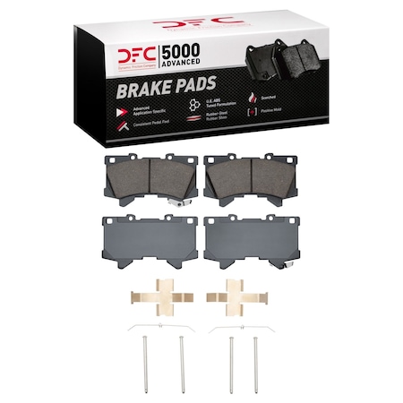 Dfc 5000 Advanced Disc Brake Pad Set,  1551-2442-01