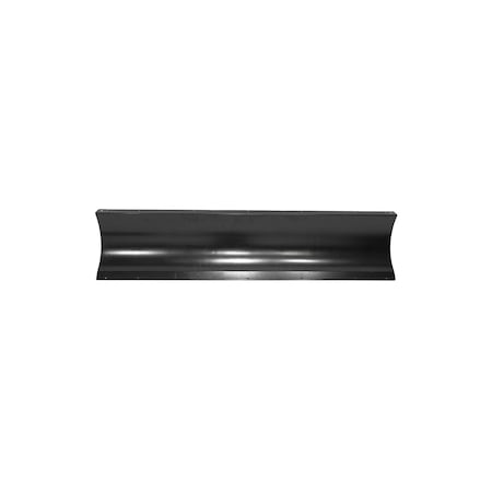 Warn 66 Inch Straight Snow Plow Blade Powder Coated Black Steel with Skid Shoes 103866