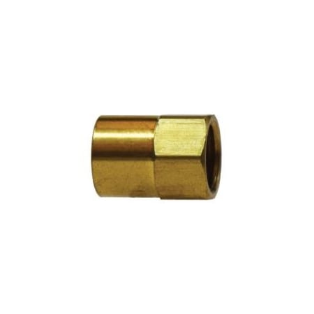 First Fitting & Fastener 5/16 X 1/8 MPT BRASS FEMALE ADAPTER INVERTED FLARE 12034MID