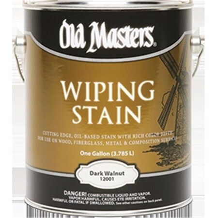 Old Masters 12001 Dark Walnut Wiping 240 Voc Stain 1 Gallon 86348120013