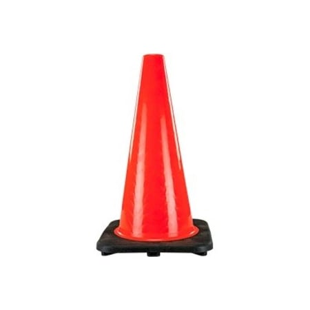 Sas Safety Safety Cone, 18 in Height, 10-7/10 in Length, Orange 10 PK 7500-18