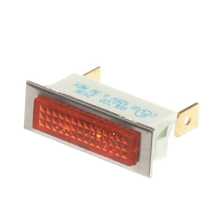 Food Warming Equipment Indicator Light, Retangular, Amber, 125 Volt LTPLTRECTAMBER
