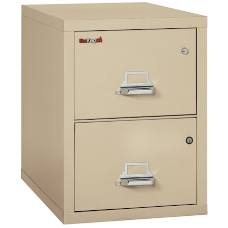Fire King Fireking Fireproof 2 Drawer Vertical Safe-In-File Legal 20-13/16"Wx31-9/16"Dx27-3/4"H Parchment 2-2131-CPASF