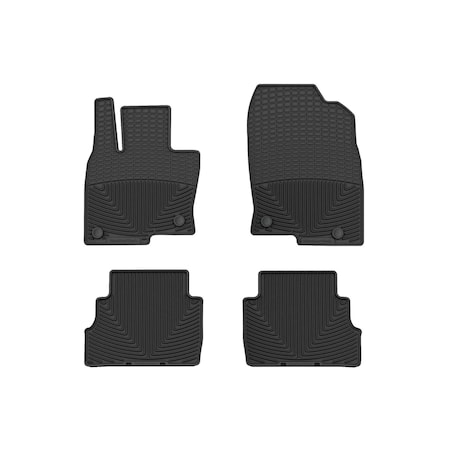 Weathertech Black, Front and Rear All Weather Floor Mats W343-W413