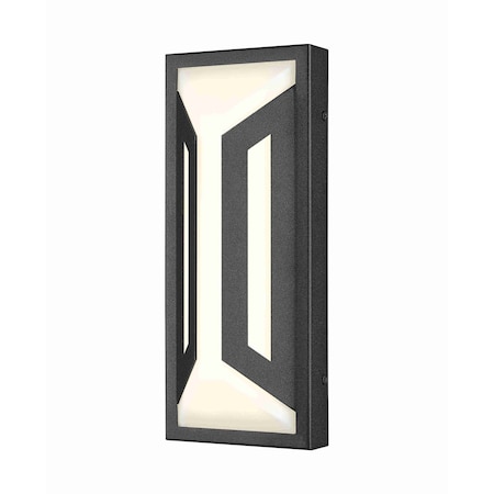 Z-Lite Banff Sand Black 2 Light Outdoor Wall Light 5028S-BK-LED