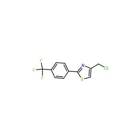 Ak Scientific 4-(Chloromethyl)-2-[4-(trifluoromethyl)phenyl]-thiazole (100mg), CAS 135873-35-7 3940AD-100mg