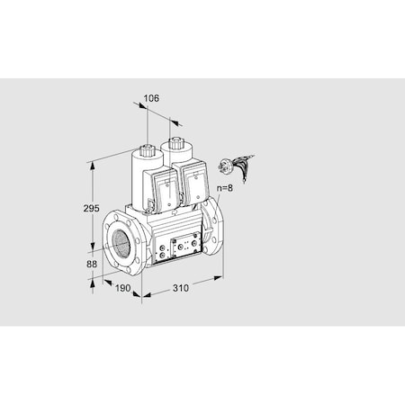 Honeywell Kromschroder VCS780F05NNKRE/PPPP/PPPP KS88204397
