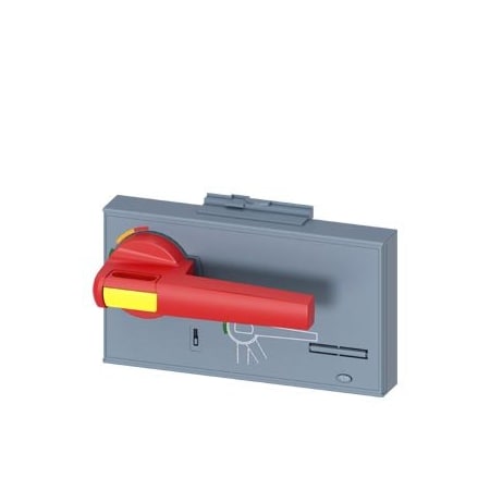 Siemens front mounted rotary operator emergency-off accessory for circuit breaker 3VW9727-0EK15