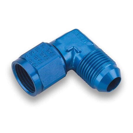 Earls 921110ERL 90 deg Female AN Swivel to Male AN Adapter, -10 AN EAR921110ERL