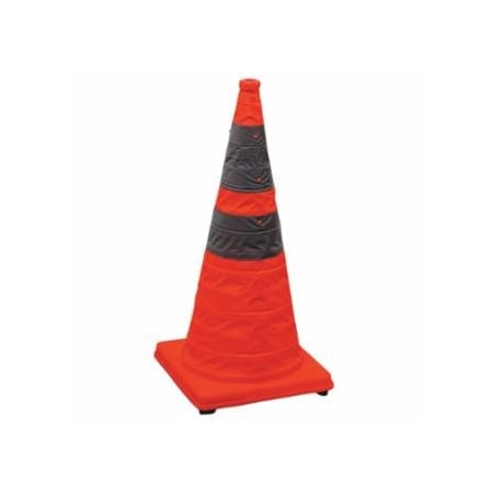 Cortina Safety Products Pack and Pop Collapsible Safety Cone, 12 x 12 x 28, Orange, Nylon 831-03-501-03