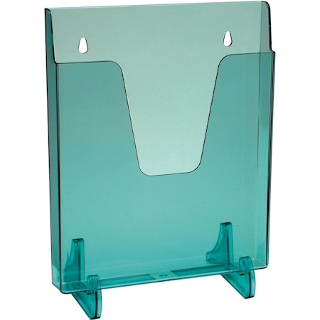 Acrimet Pocket File Holder Vertical Brochure Display (Wall or Countertop, Letter, Clear Green) 863.3