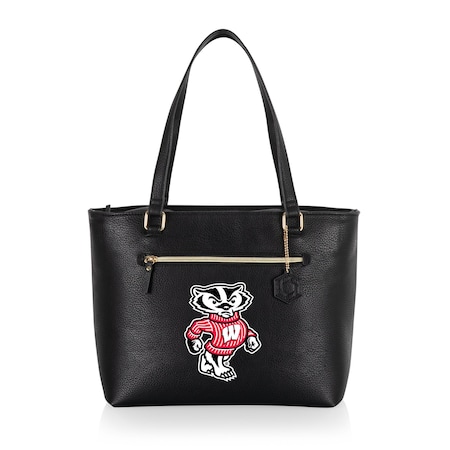 Picnic Time Family Of Brands NCAA Wisconsin Badgers Uptown Cooler Tote Bag - Insulated Lunch Bag 743-01-179-644-0