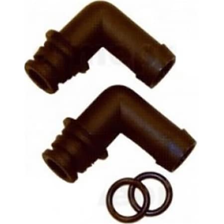 Johnson Pump JP0946939 90 deg, 0.75 in. Hose KlickTite Port Connector, 2PK JHP946939