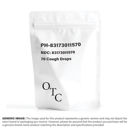 Mgc Health Cough Drops, Honey Lemon, 70PK 83173011570