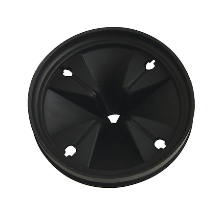 Kingston Brass Garbage Disposal Splash Guard, Black KD4200