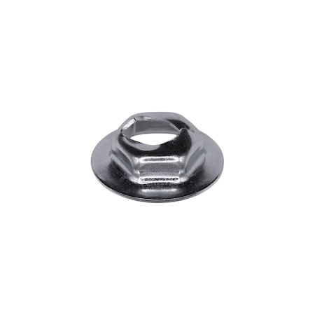 Auveco Thread Cutting Nut 1/4in Stud Size 11/16in Washer Diameter, 200PK 3405
